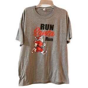 Run Santa Run T-SHIRT‎ Size L